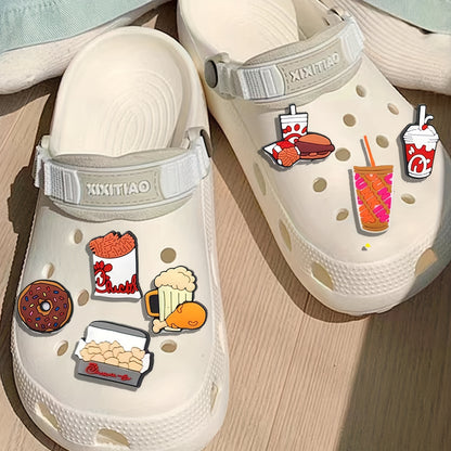 5/10/20/30/40/50/75/100/150/200/300/400 PCS Kawaii Cartoon Shoes Charms For Clogs Sandals Decoration, Shoes DIY Accessories For Women & Men