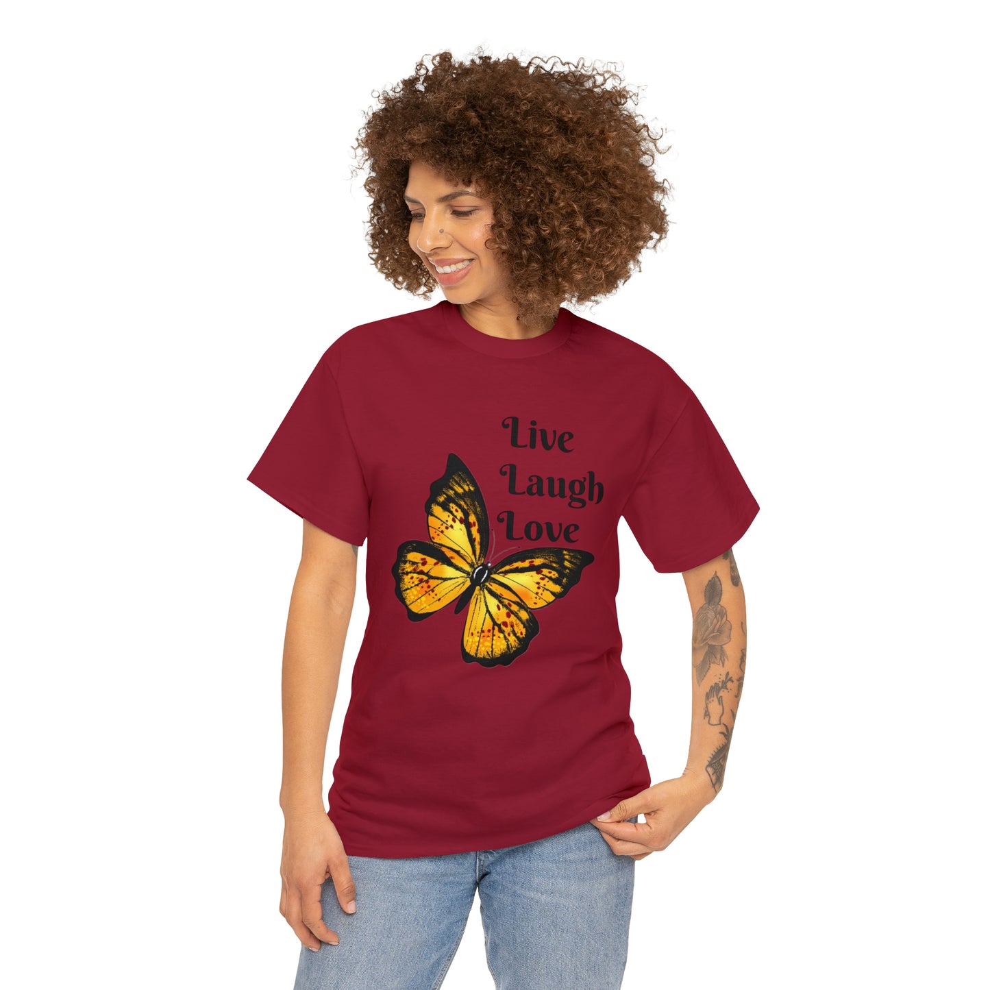 Live Laugh Love Butterfly T-shirt