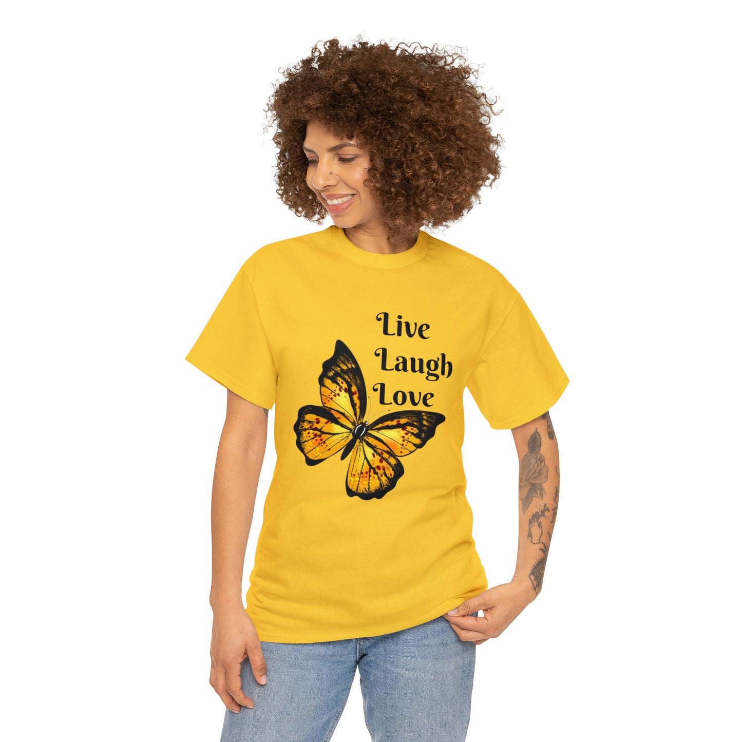 Live Laugh Love Butterfly T-shirt