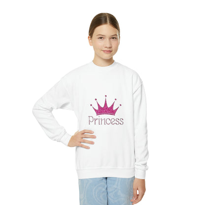 Princess Youth Crewneck Sweatshirt - Colors White & Black