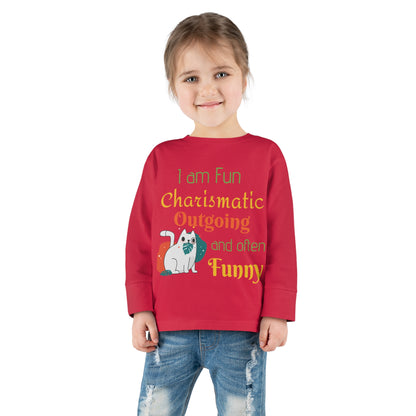 Descriptive Toddler Long Sleeve Tee