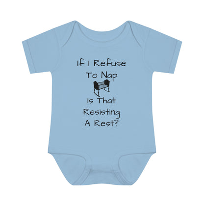 Resisting A Rest Infant Baby Rib Bodysuit