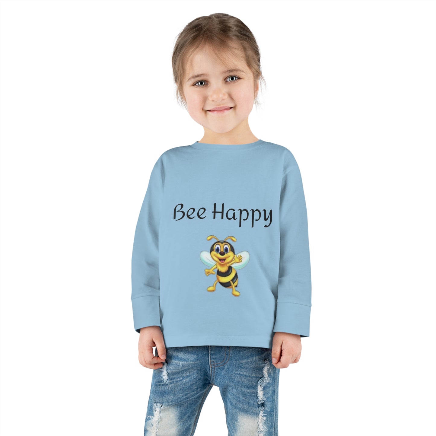 Bee Happy Toddler Long Sleeve Tee