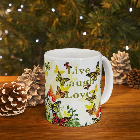 Live Laugh Love Ceramic Mug 11oz