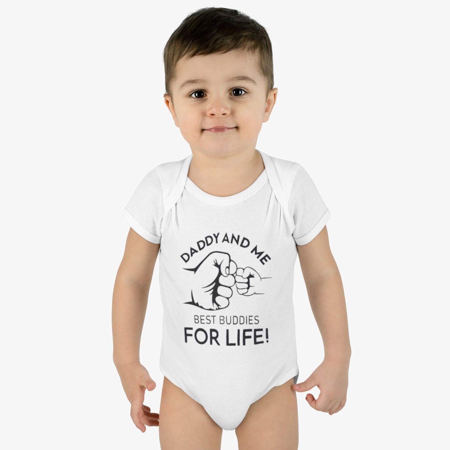 Dad and me Infant Baby Rib Bodysuit