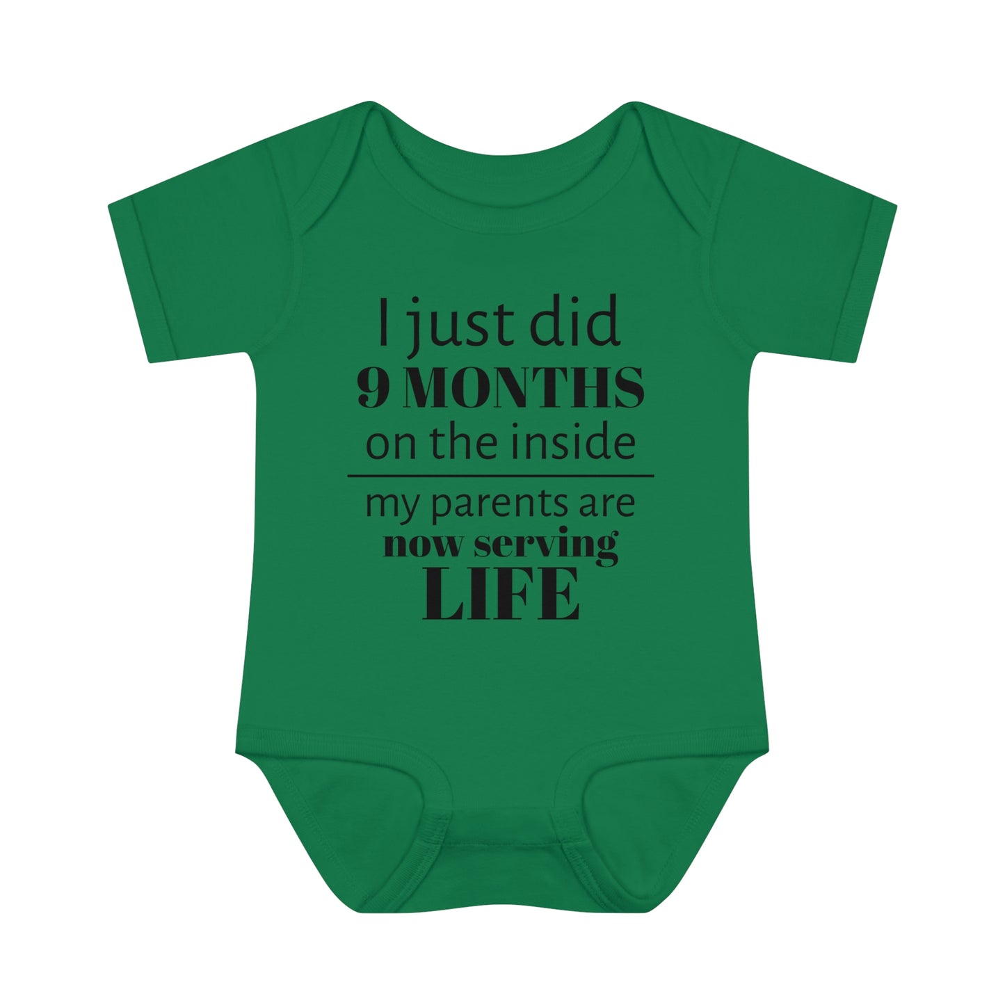 9 Months Infant Baby Rib Bodysuit