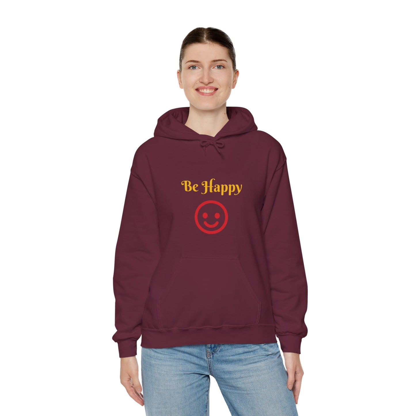 Be Happy Hooded Sweatshirt