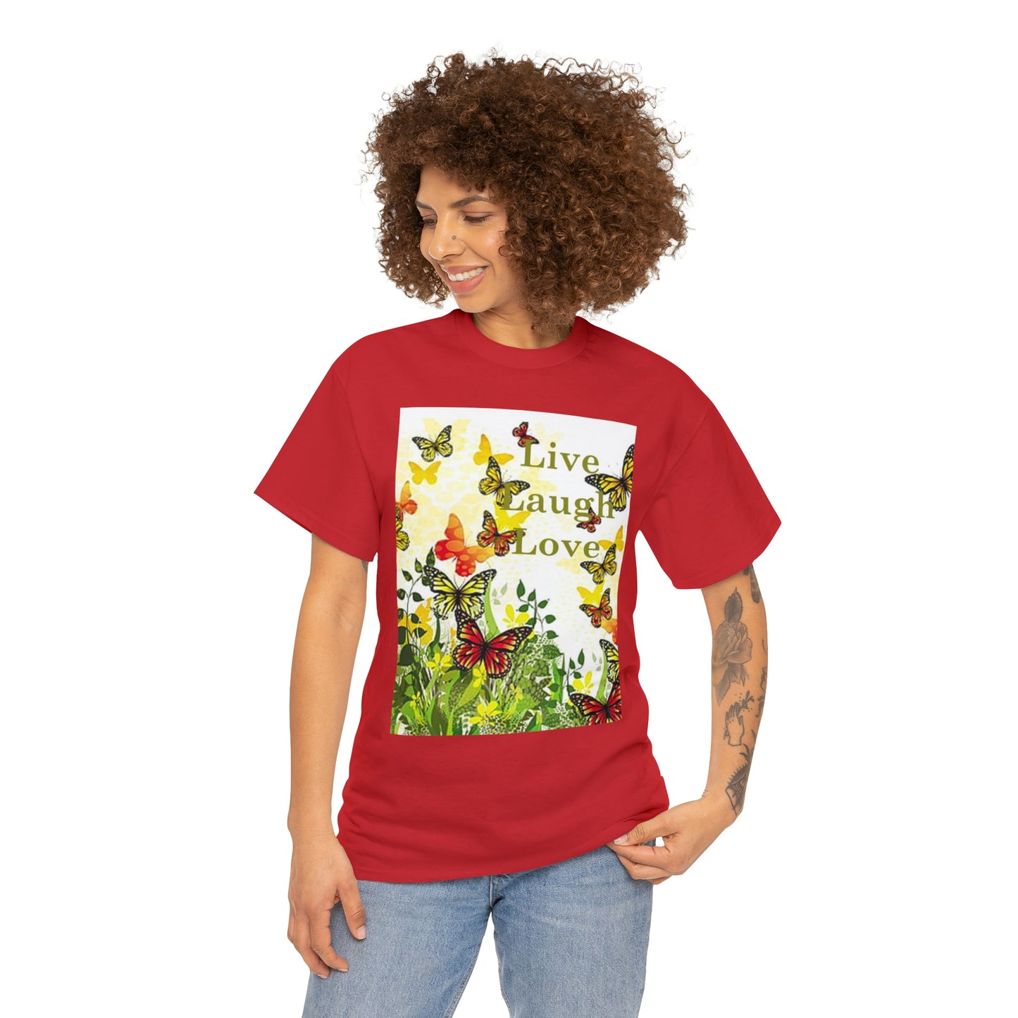 Live Laugh Love Butterflies T-shirt