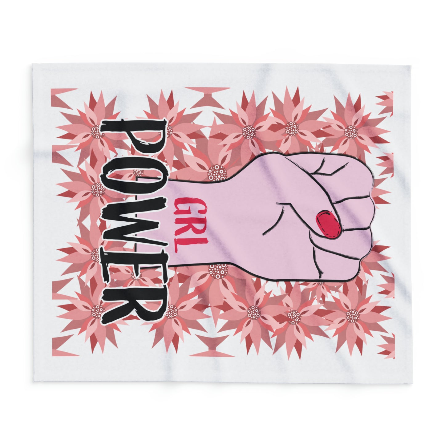 Girl Power Arctic Fleece Blanket