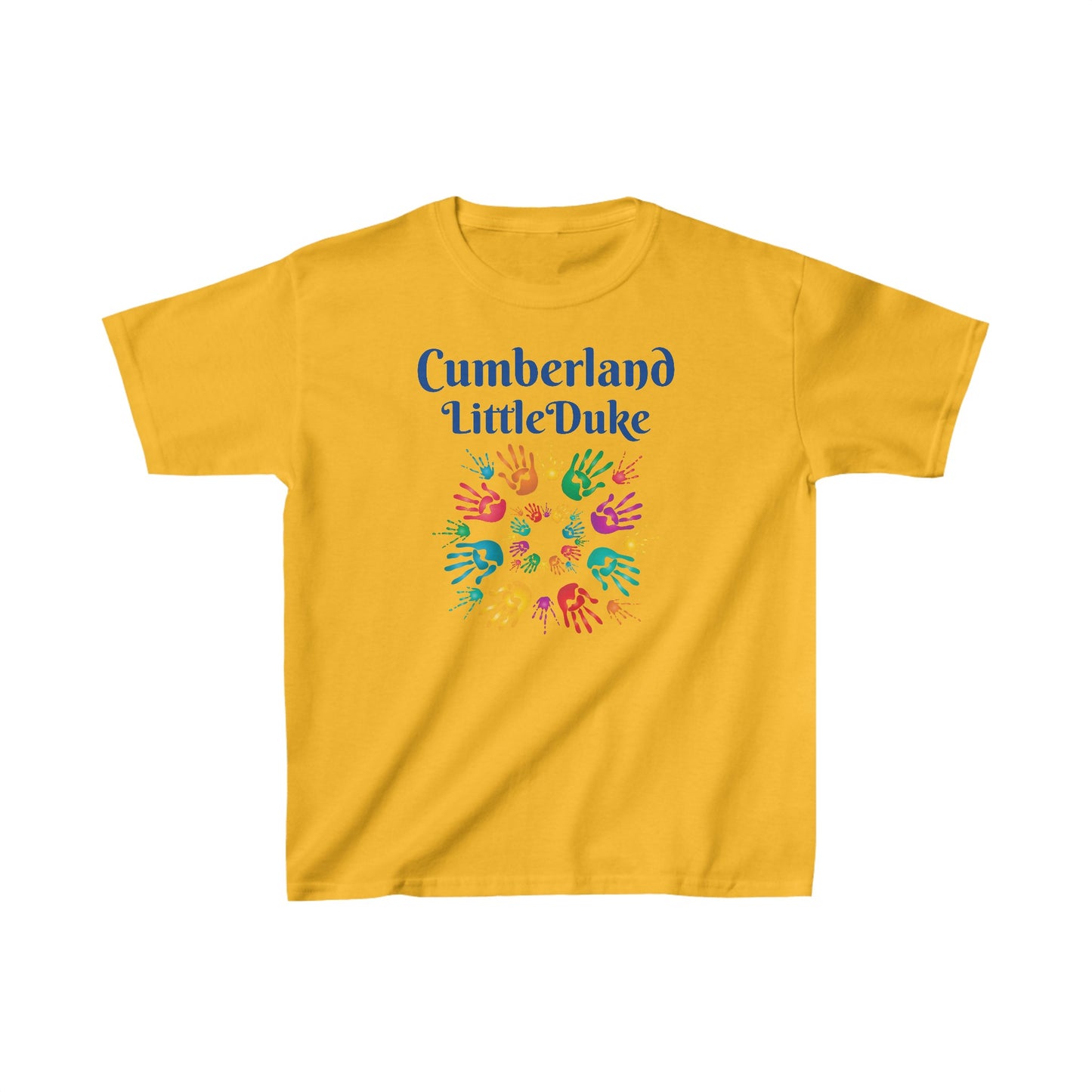 Front & Back Printed Cumberland Little Duke Kids Heavy Cotton™ Tee