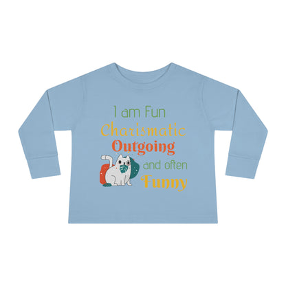 Descriptive Toddler Long Sleeve Tee