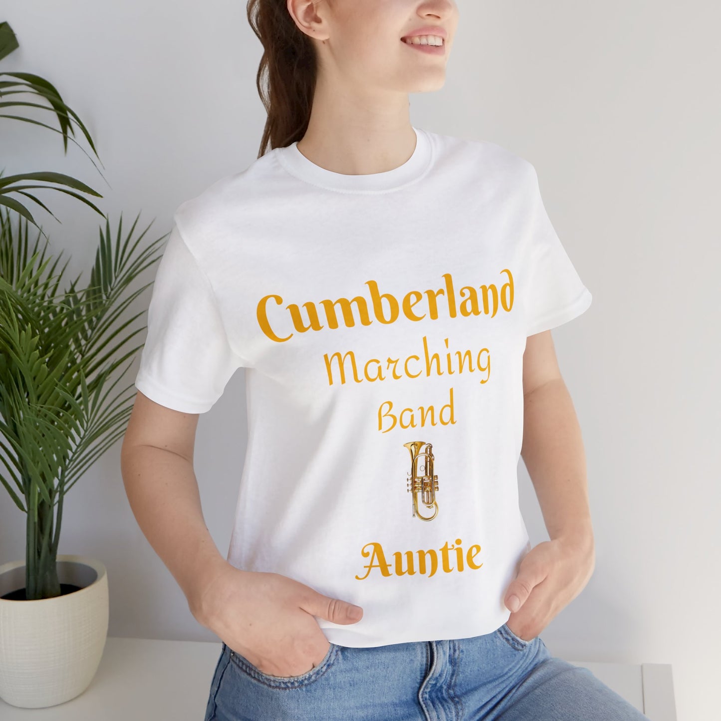 Cumberland Marching Band Auntie Jersey Short Sleeve Tee