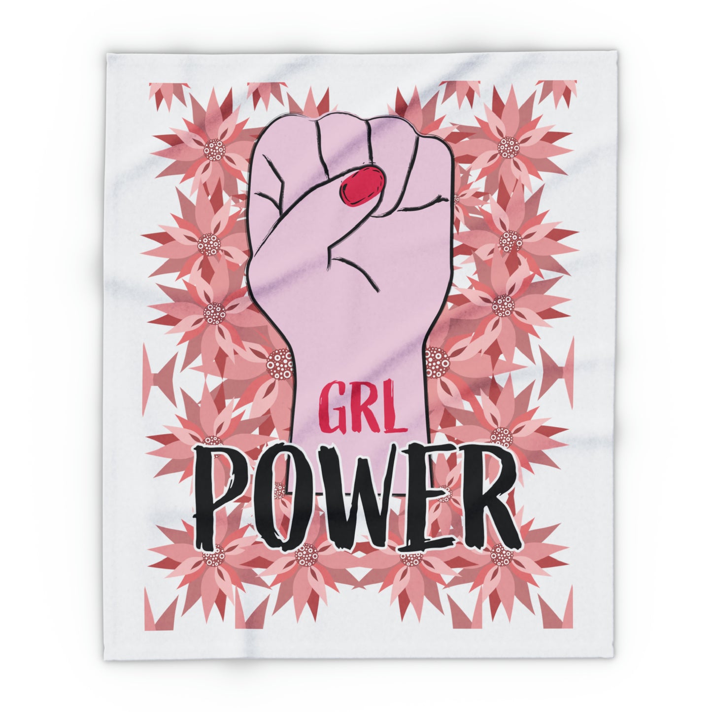 Girl Power Arctic Fleece Blanket