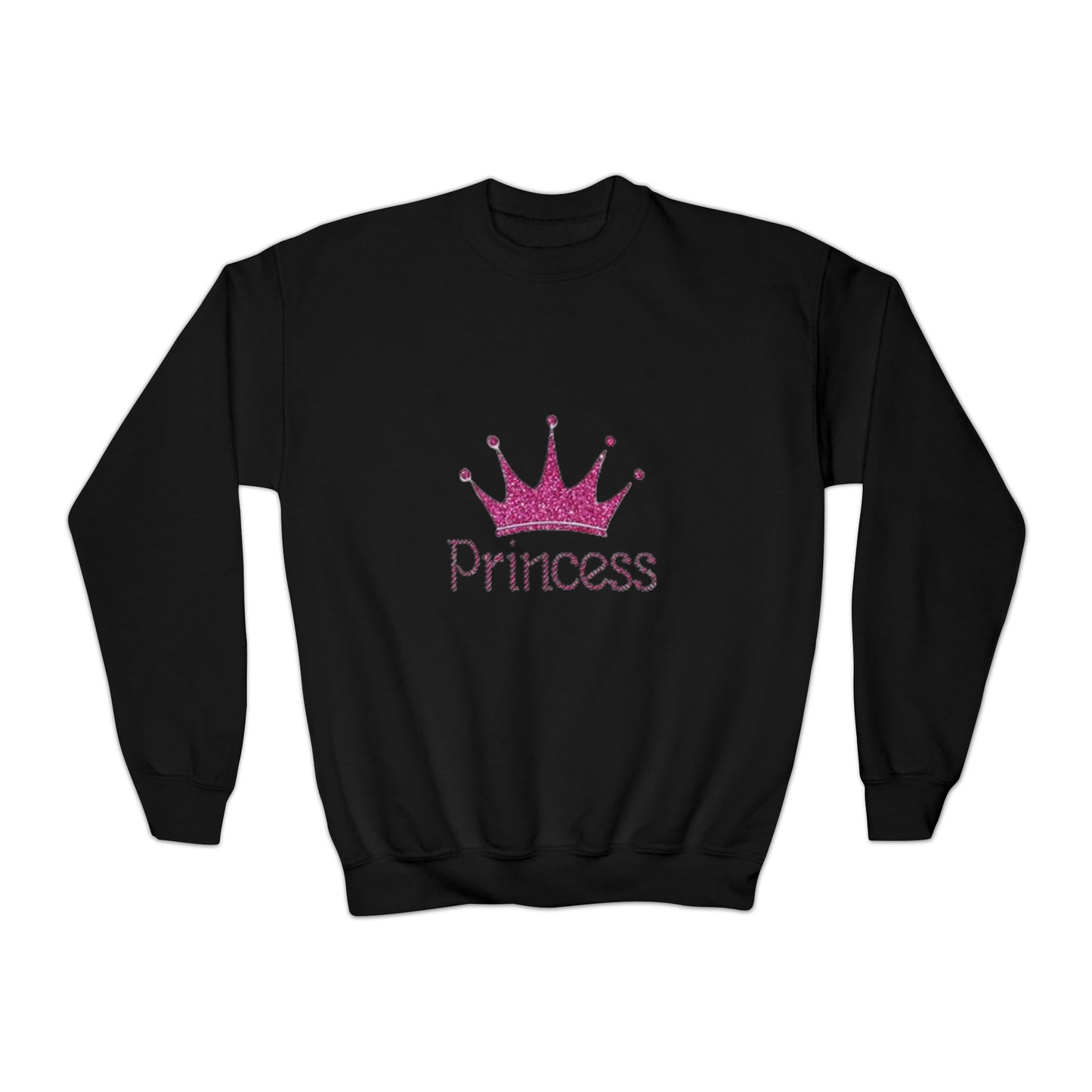 Princess Youth Crewneck Sweatshirt - Colors White & Black