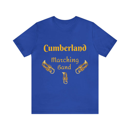 Cumberland Marching Band Unisex Jersey Short Sleeve Tee