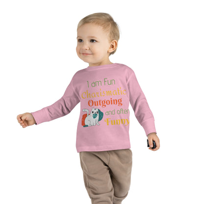 Descriptive Toddler Long Sleeve Tee