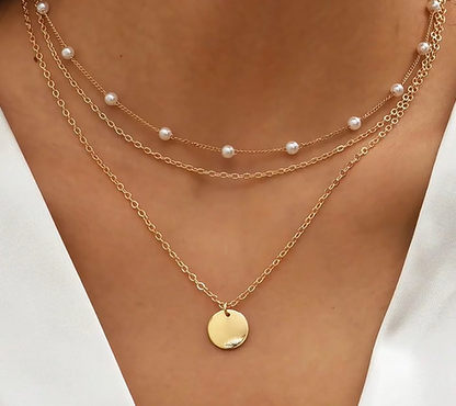 Gold Plated Crystal Necklace