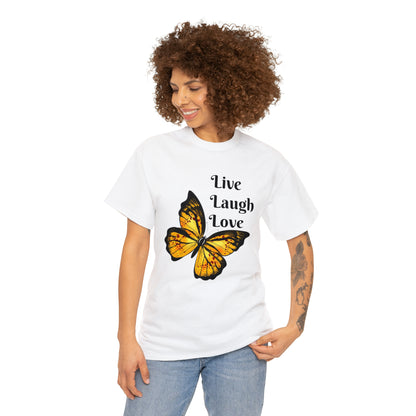 Live Laugh Love Butterfly T-shirt