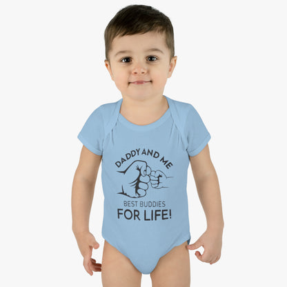 Dad and me Infant Baby Rib Bodysuit