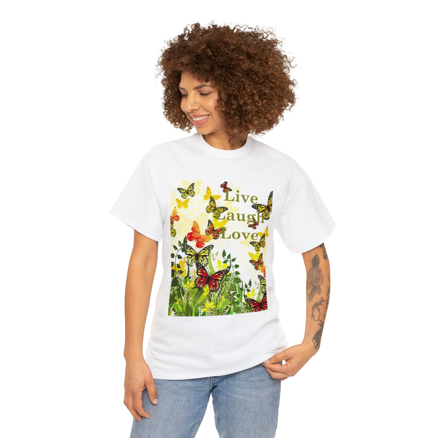 Live Laugh Love Butterflies T-shirt