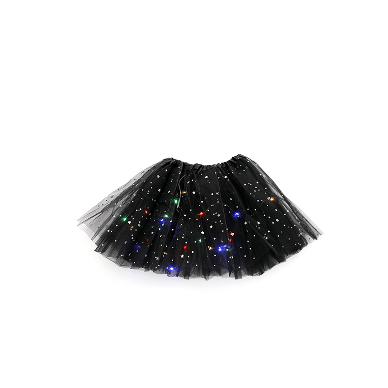 1pc, Glowing LED Princess Tutu Skirt