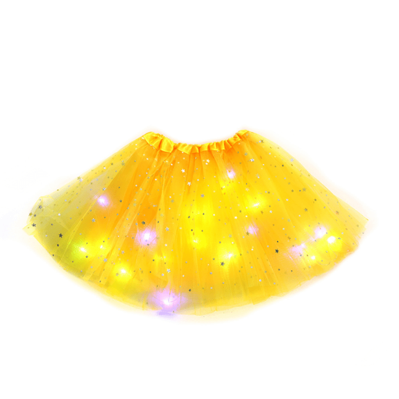 1pc, Glowing LED Princess Tutu Skirt