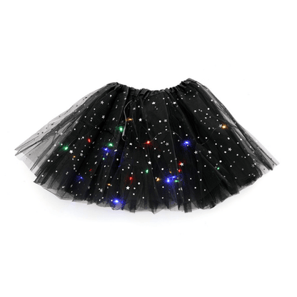 1pc, Glowing LED Princess Tutu Skirt