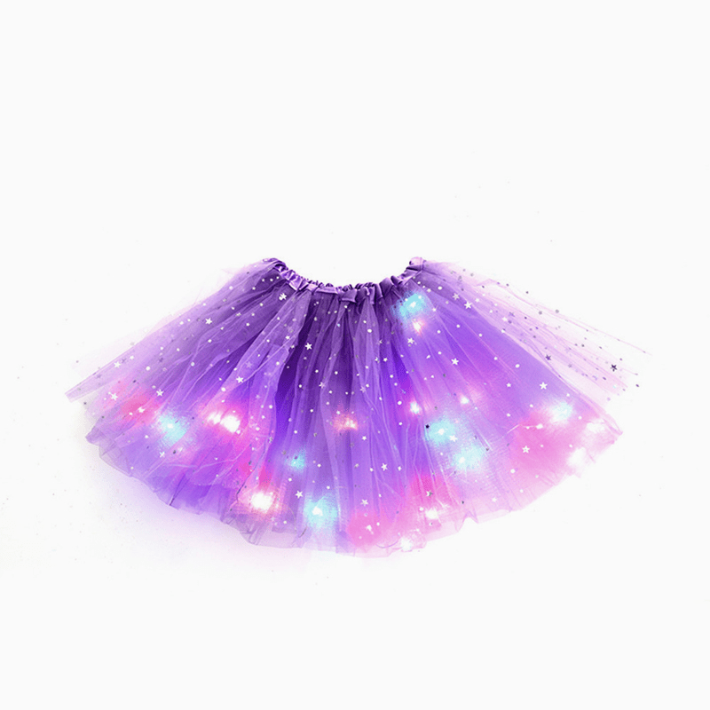 1pc, Glowing LED Princess Tutu Skirt