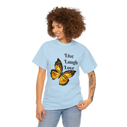 Live Laugh Love Butterfly T-shirt