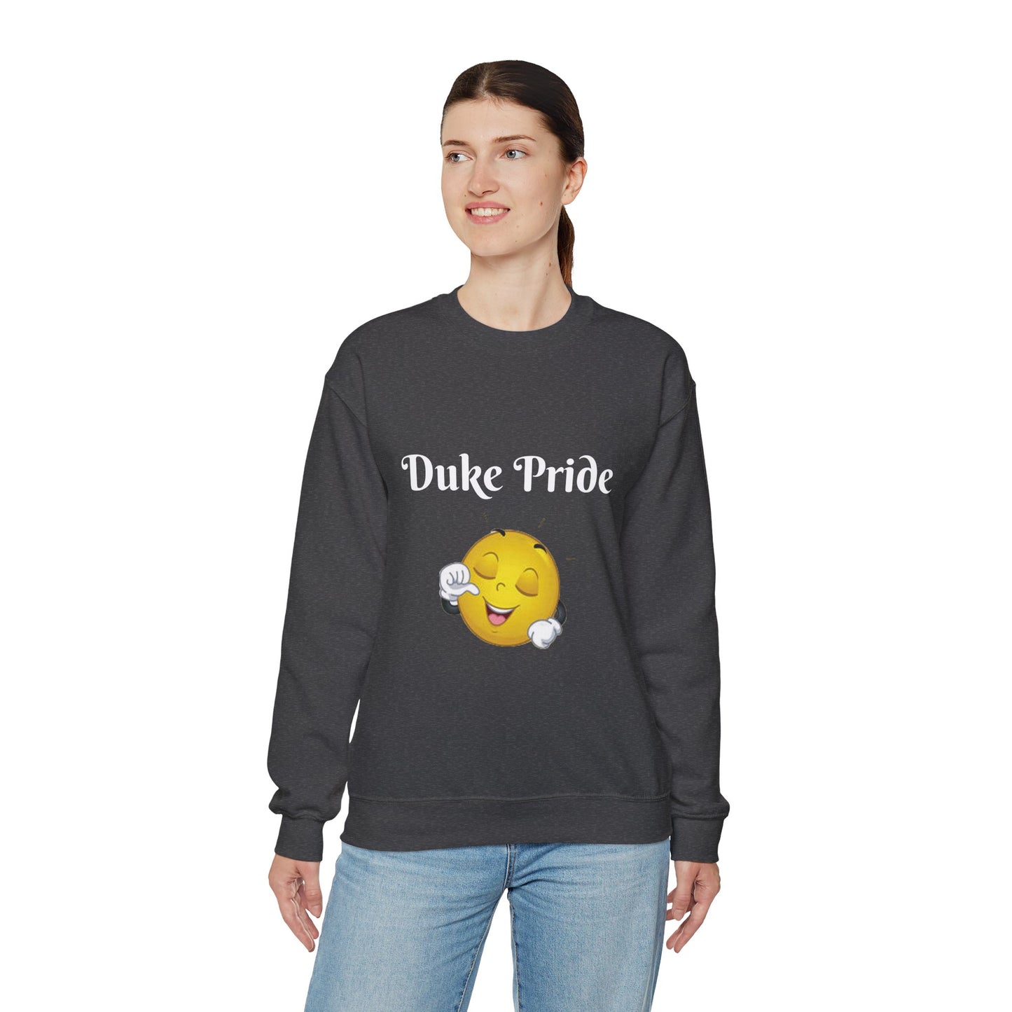 Duke Pride Dark Design Unisex Heavy Blend Crewneck Sweatshirt