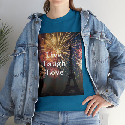 Live Laugh Love Fireworks T-shirt