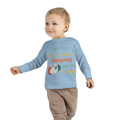 Descriptive Toddler Long Sleeve Tee