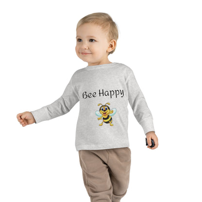 Bee Happy Toddler Long Sleeve Tee