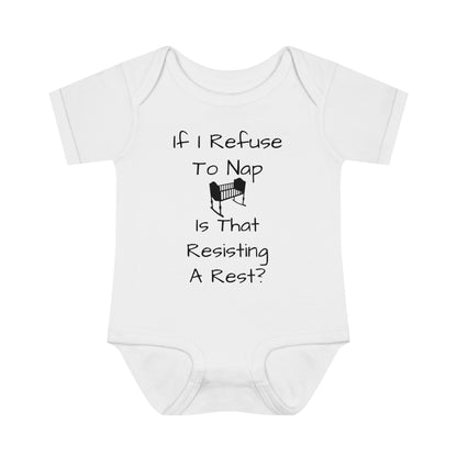 Resisting A Rest Infant Baby Rib Bodysuit