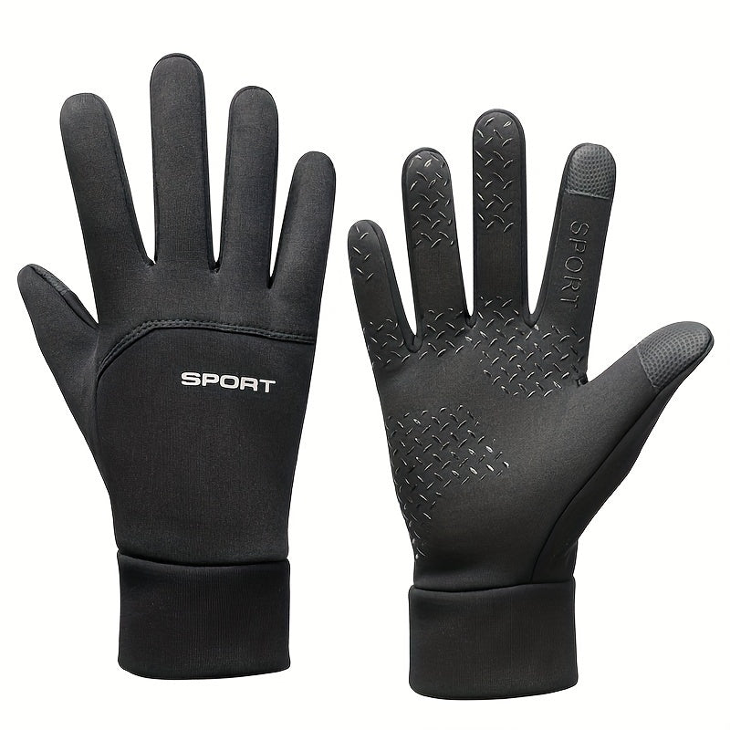 1pair Winter Gloves: Waterproof, Thermal, Touchscreen, Windproof - Keep Hands Warm And Dry In Cold Weather , Ideal choice for Gifts