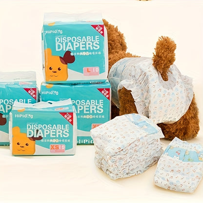 Leak-Proof Dog Diapers, Disposable Physiological Pants For Male & Female Dogs Pet Supplies