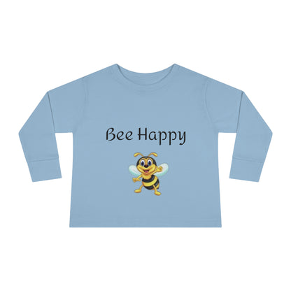 Bee Happy Toddler Long Sleeve Tee