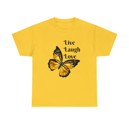 Live Laugh Love Butterfly T-shirt