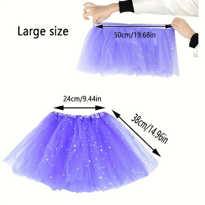 1pc, Glowing LED Princess Tutu Skirt