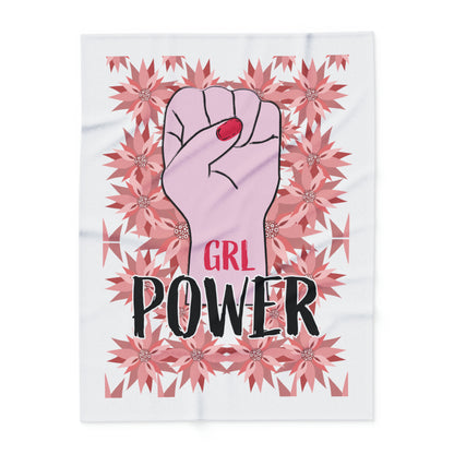 Girl Power Arctic Fleece Blanket