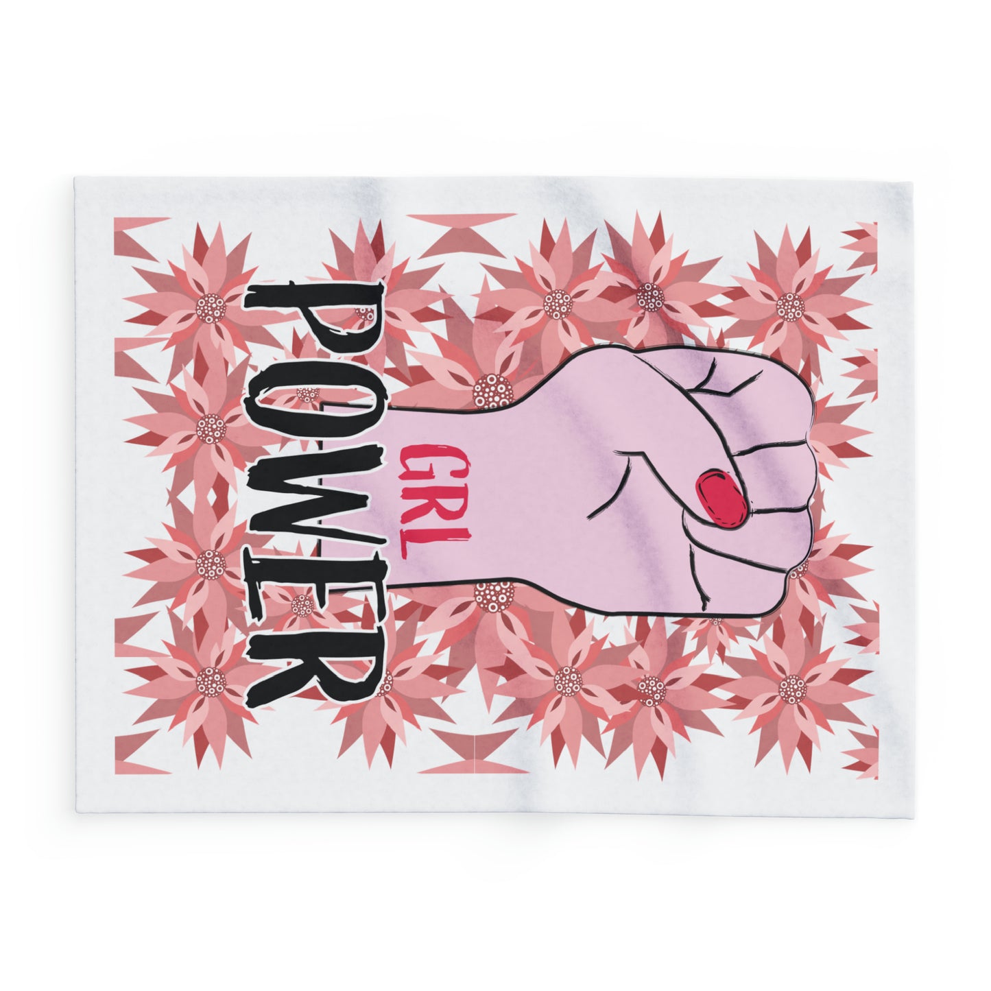 Girl Power Arctic Fleece Blanket