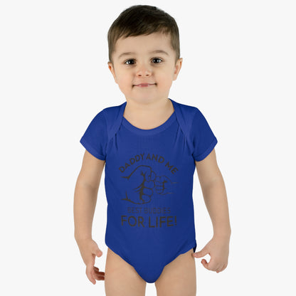 Dad and me Infant Baby Rib Bodysuit