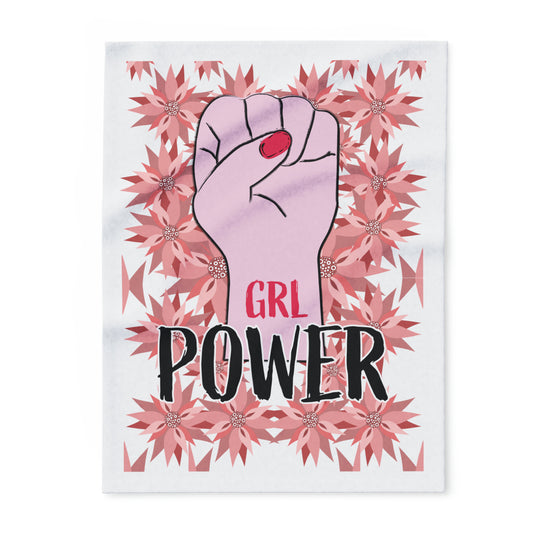 Girl Power Arctic Fleece Blanket