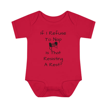 Resisting A Rest Infant Baby Rib Bodysuit