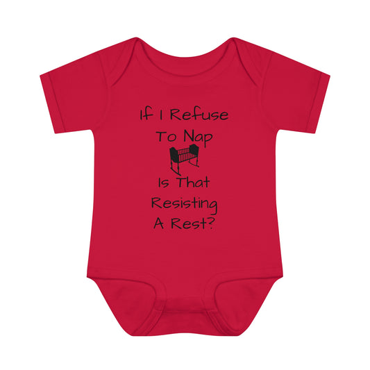 Resisting A Rest Infant Baby Rib Bodysuit