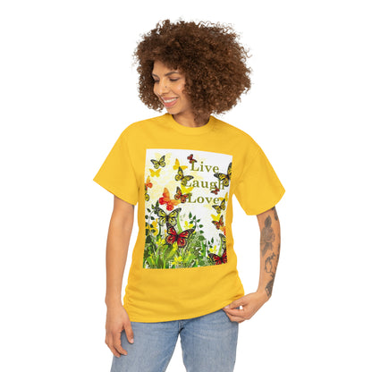 Live Laugh Love Butterflies T-shirt