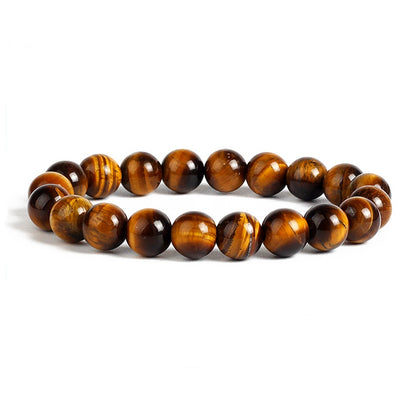 Natural Stone Bracelet Fashion Tiger Eyes Men Minimalist Beaded