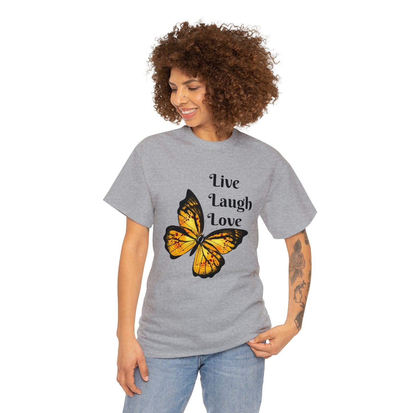 Live Laugh Love Butterfly T-shirt