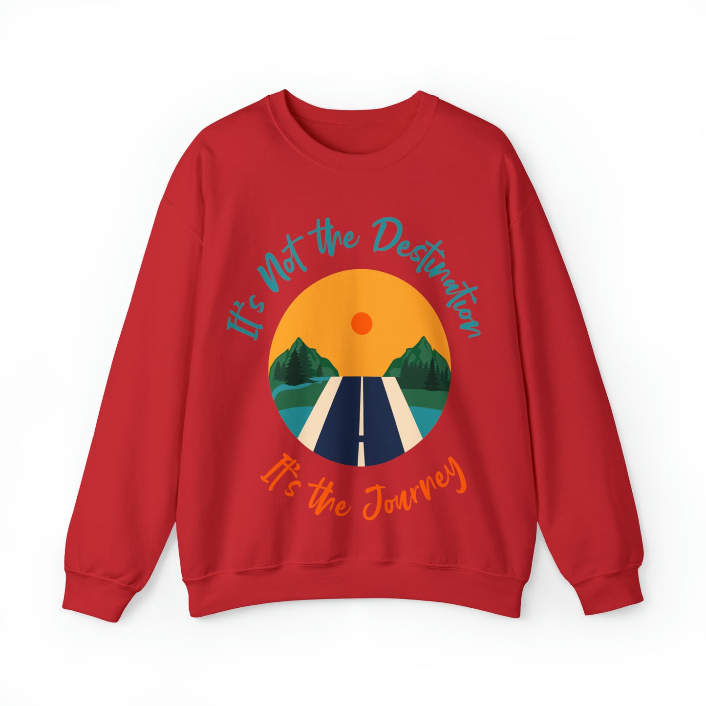 It's Not the Destination It's the Journey Unisex Heavy Blend™ Crewneck Sweatshirt