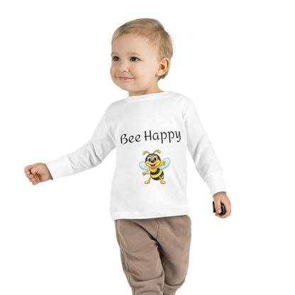 Bee Happy Toddler Long Sleeve Tee